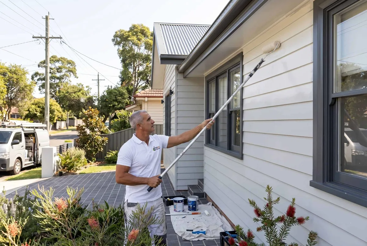 Freshly painted Sydney home exterior by Paintcom
