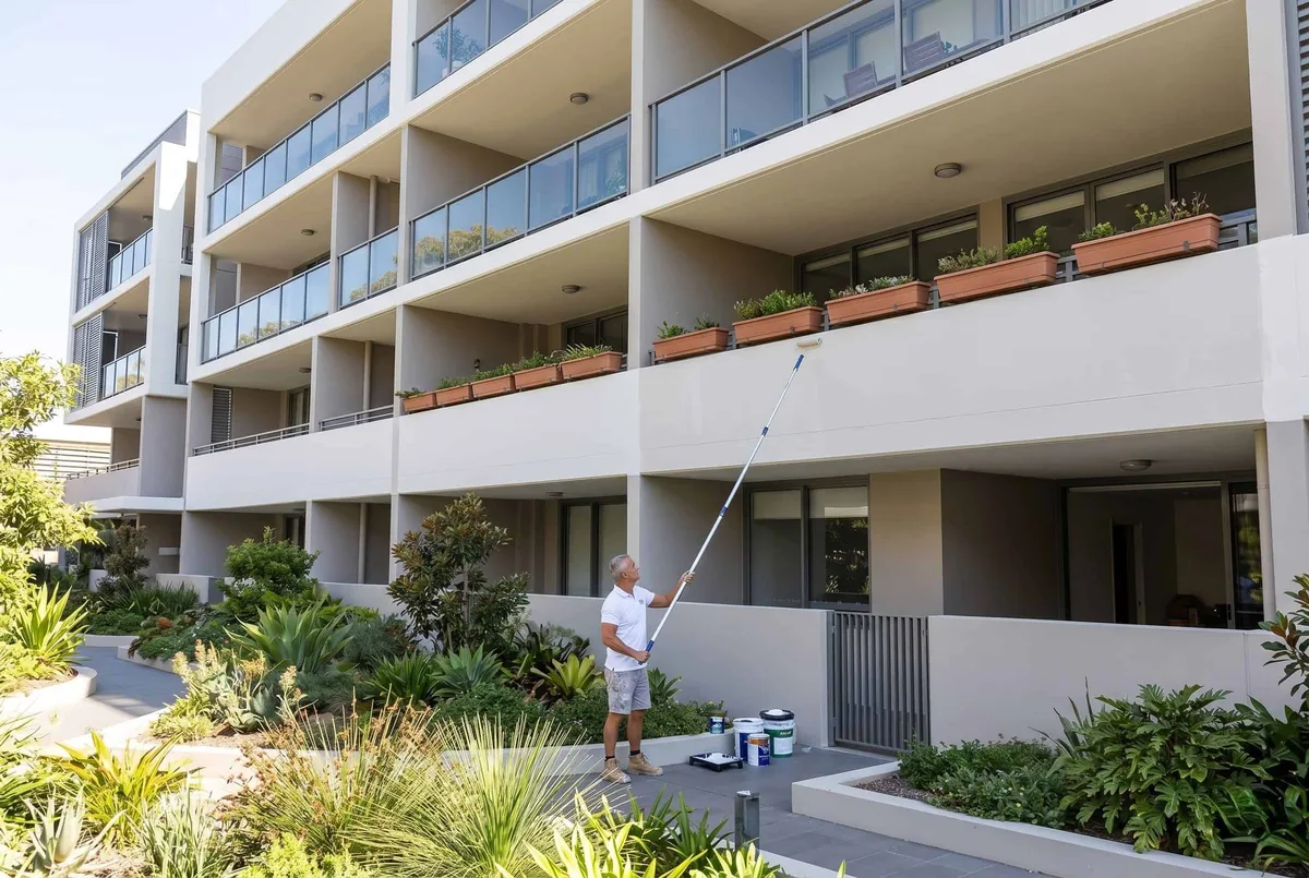 Strata building common area repainted by Paintcom in Sydney